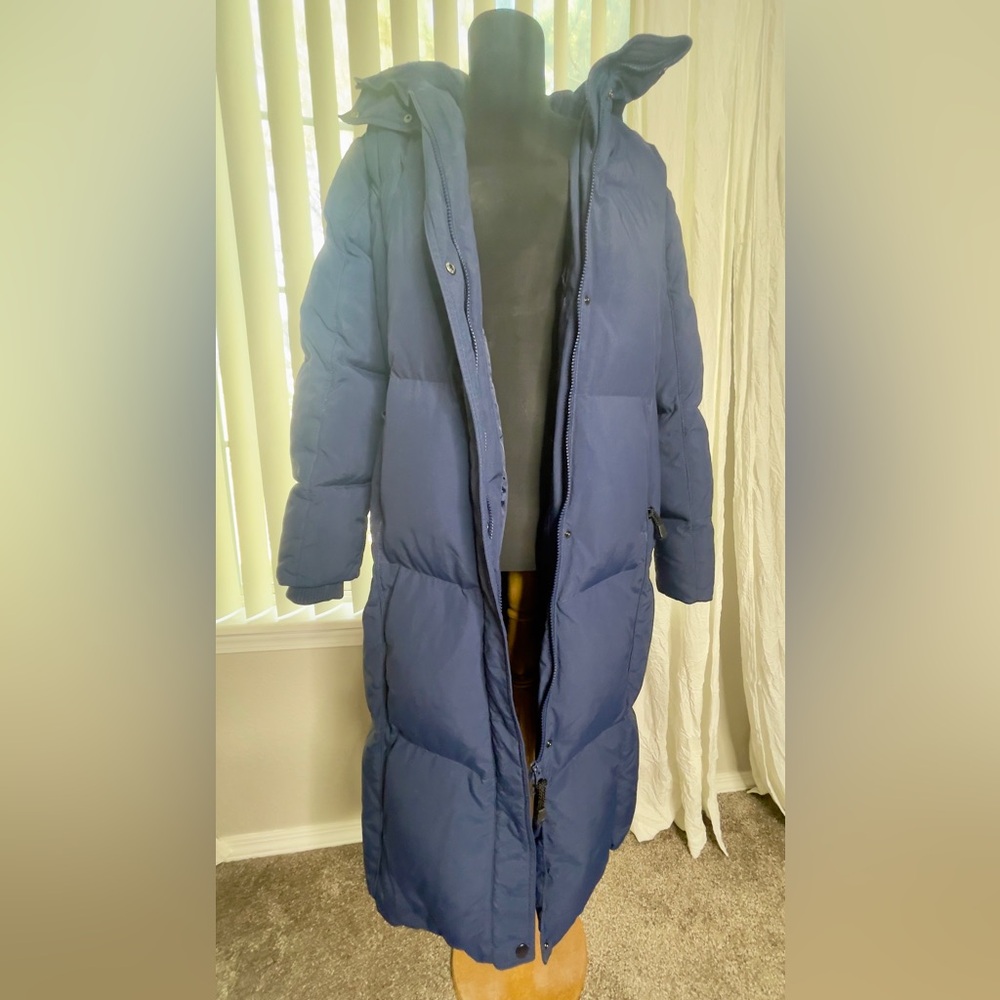 Kamik Women's Navy Goose Filled Puffer Jacket - Picture 1 of 13